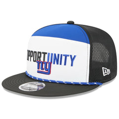New York Giants New Era 2025 Inspire Change Split Panel 9FIFTY Snapback Hat - White/Black for sale
