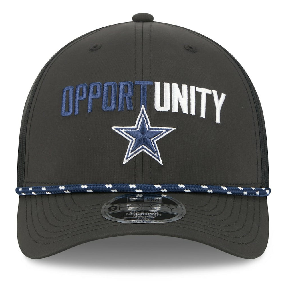 Dallas Cowboys New Era 2025 Inspire Change 9FORTY M-Crown Adjustable Hat - Black outlet