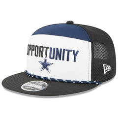 Dallas Cowboys New Era 2025 Inspire Change Split Panel 9FIFTY Snapback Hat - White/Black outlet