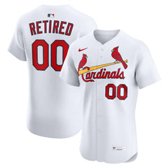 St. Louis Cardinals  Home Elite Pick-A-Player Retired Roster Jersey - White | Nike