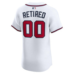 Atlanta Braves  Home Elite Pick-A-Player Retired Roster Jersey - White | Nike