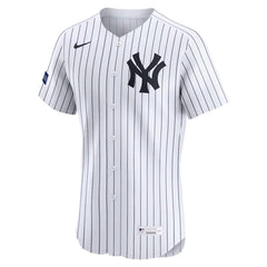 New York Yankees Home Elite Sponsor Patch Pick-A-Player Retired Roster Jersey - White | Nike