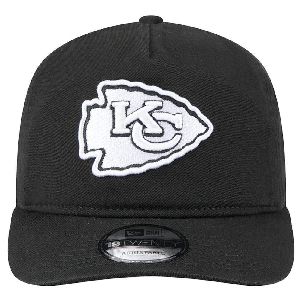 Kansas City Chiefs New Era 19TWENTY Adjustable Hat - Black/White cheap