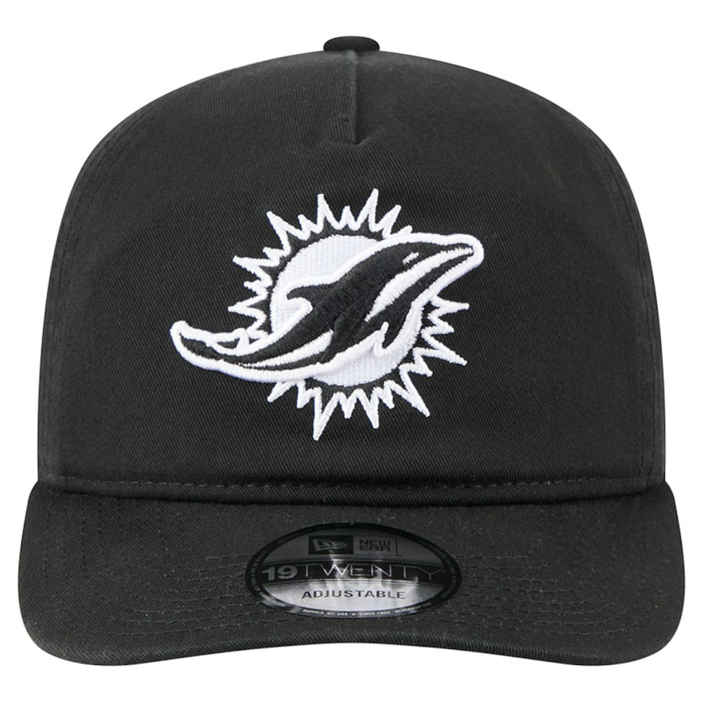 Miami Dolphins New Era 19TWENTY Adjustable Hat - Black/White cheap