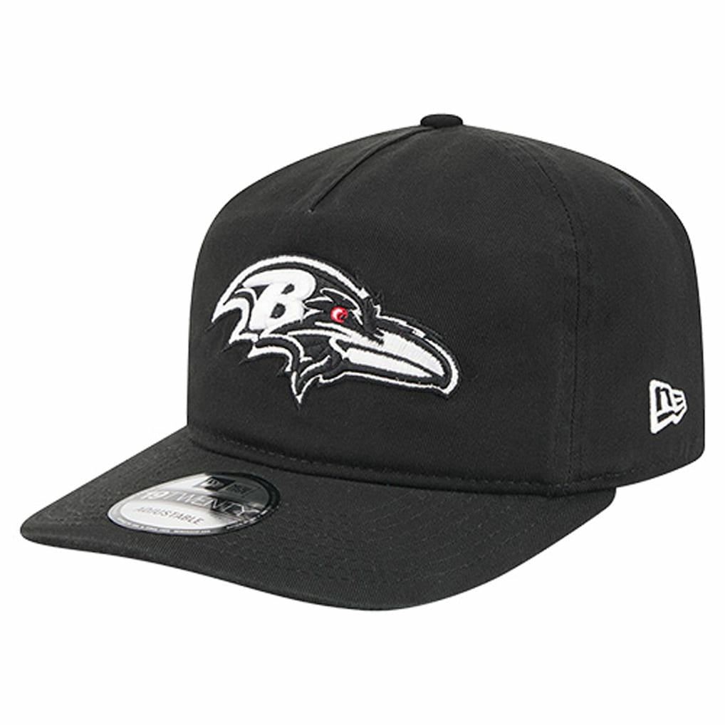 Baltimore Ravens New Era 19TWENTY Adjustable Hat - Black/White outlet