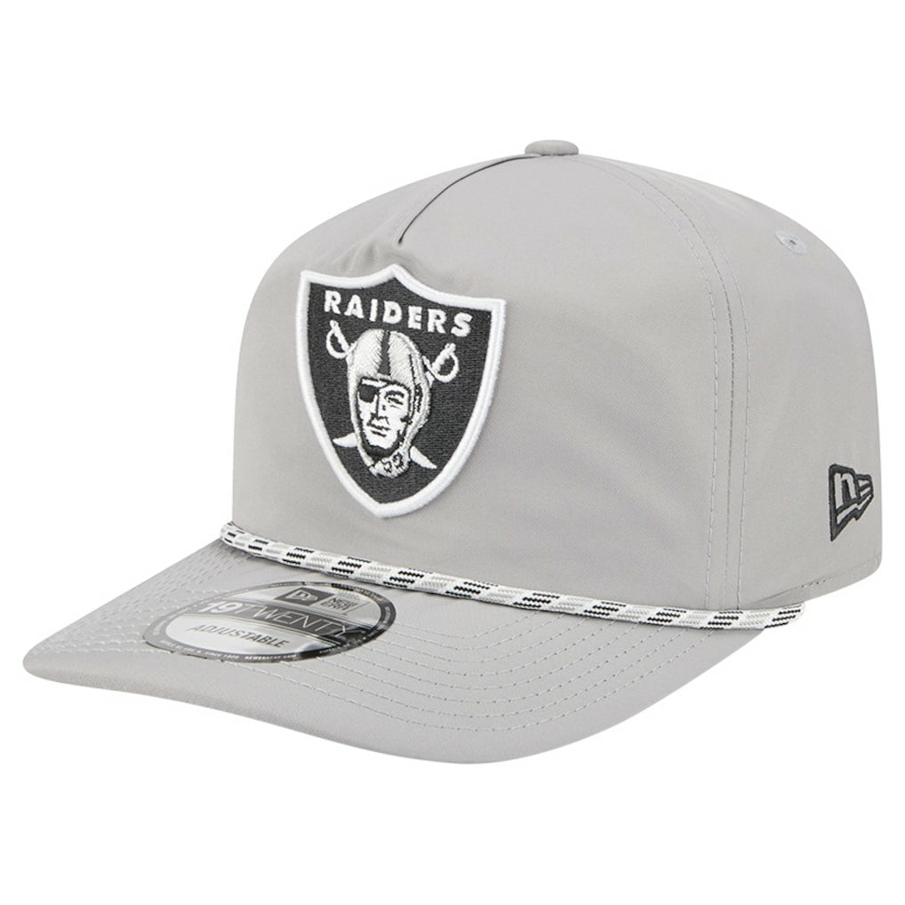 Las Vegas Raiders New Era Rope 19TWENTY Hat - Silver discount