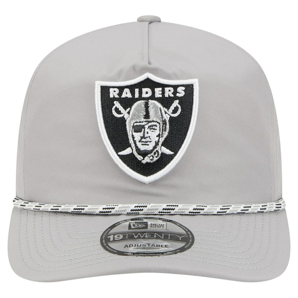 Las Vegas Raiders New Era Rope 19TWENTY Hat - Silver discount