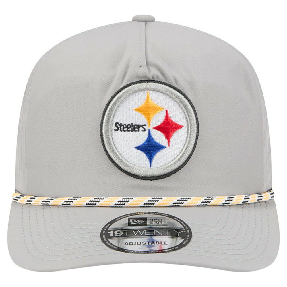 Pittsburgh Steelers New Era Rope 19TWENTY Hat - Gray discount