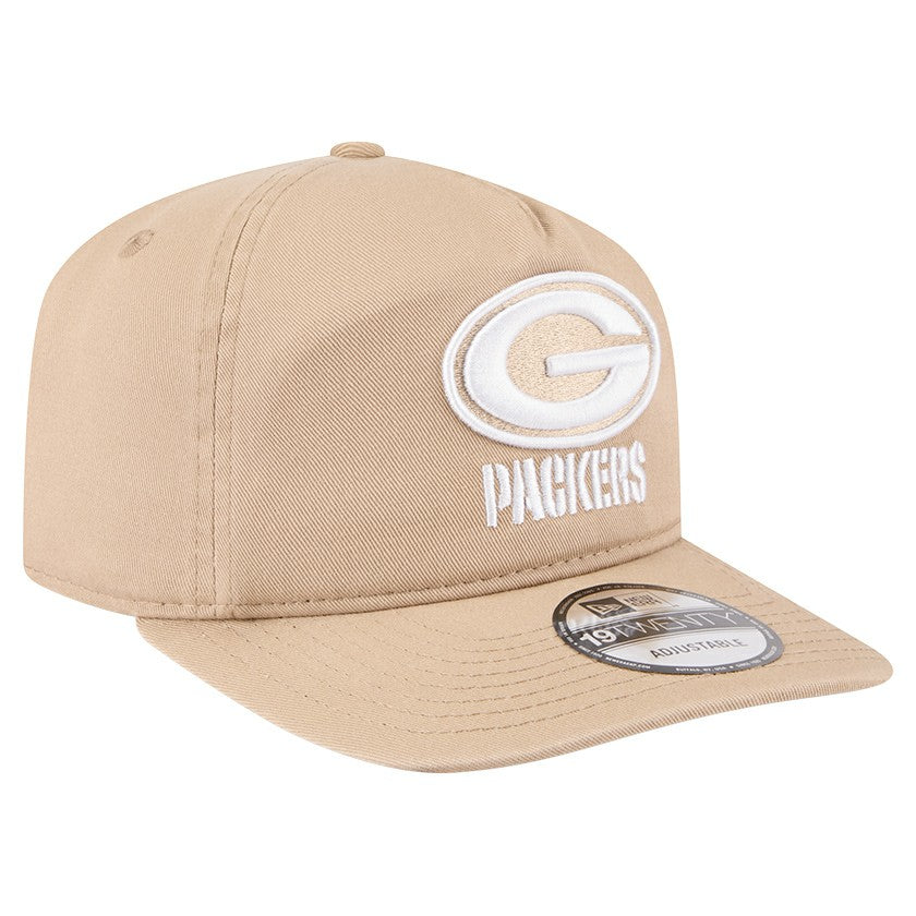 Green Bay Packers New Era 19TWENTY Adjustable Hat - Tan sale