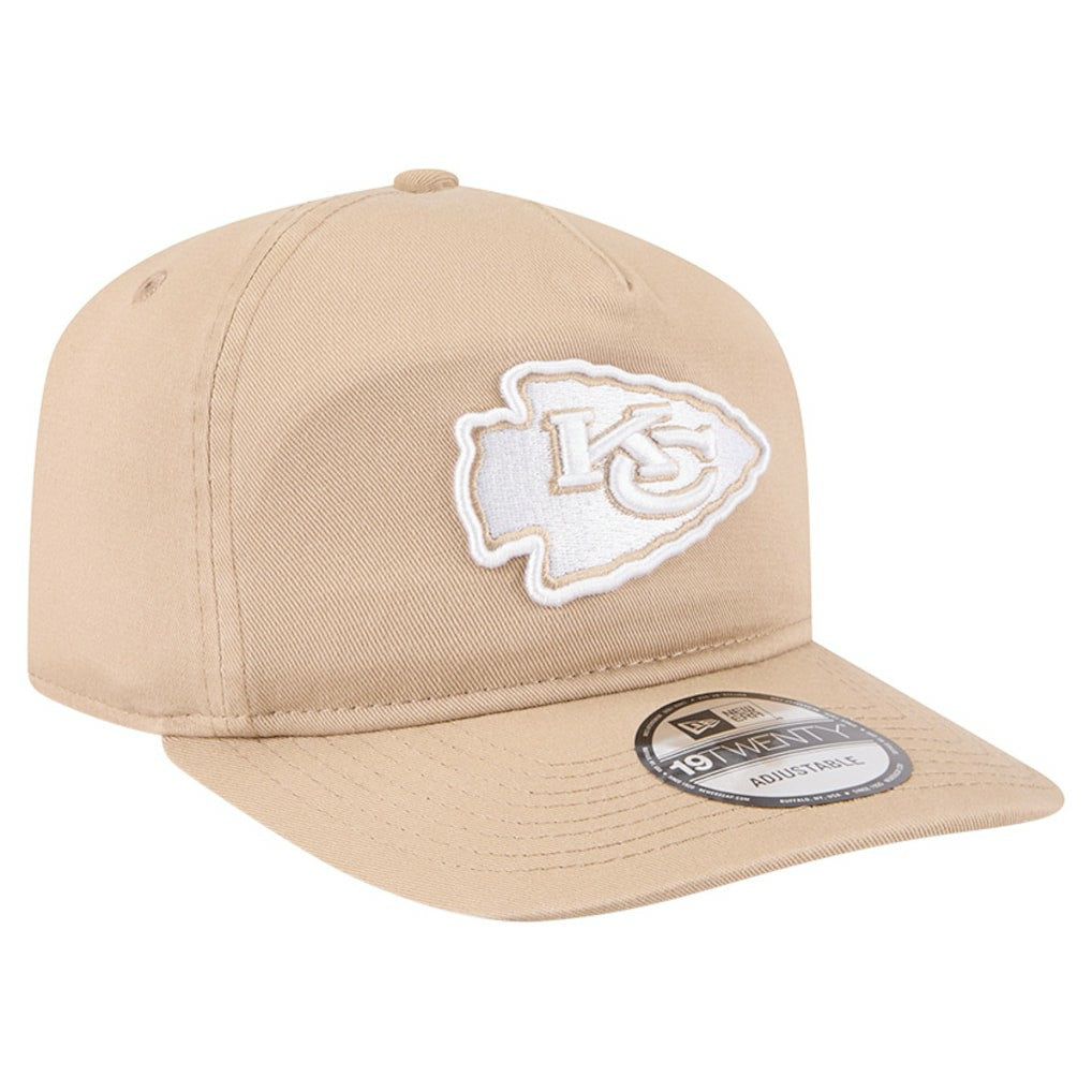 Kansas City Chiefs New Era 19TWENTY Adjustable Hat - Tan cheap