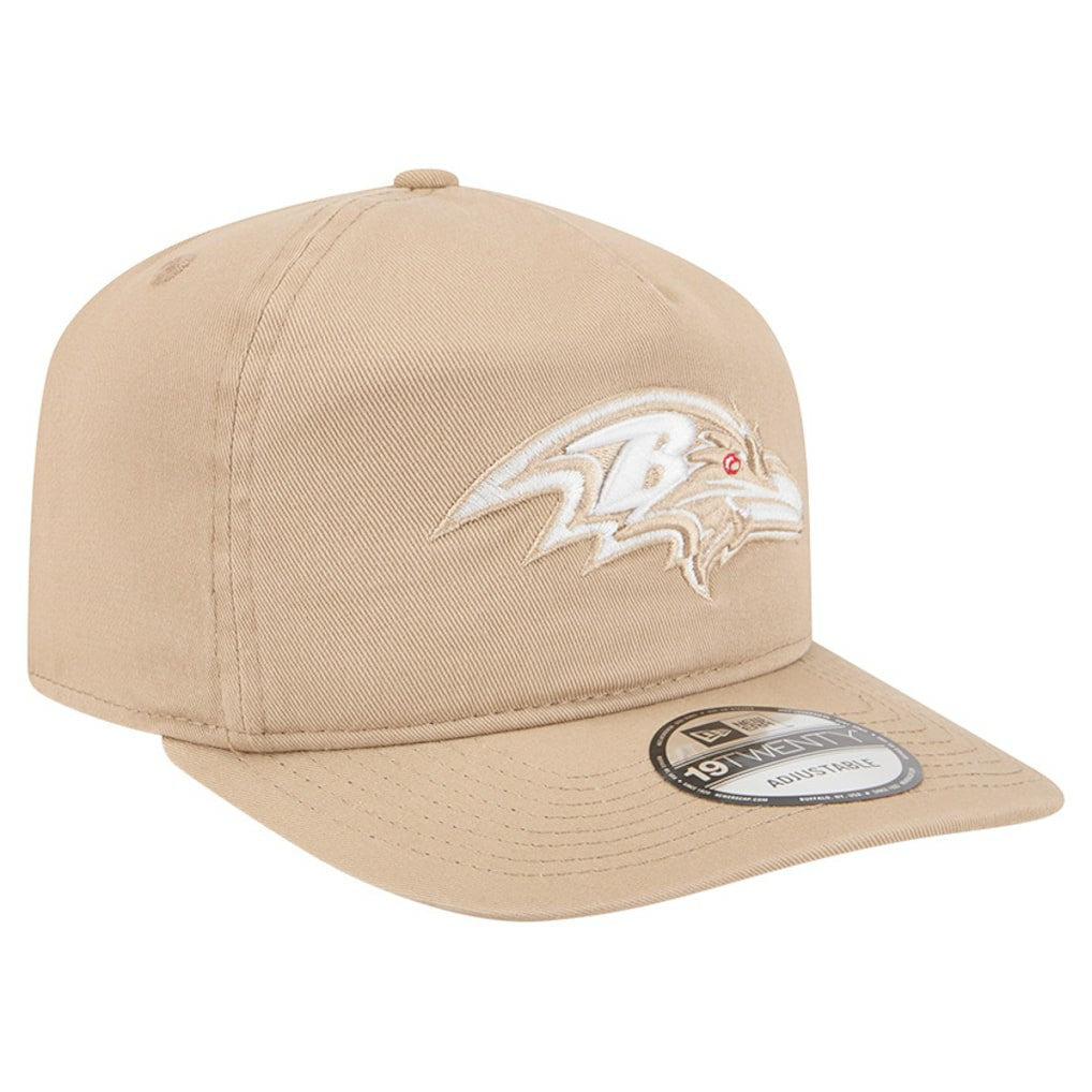 Baltimore Ravens New Era 19TWENTY Adjustable Hat - Tan for sale