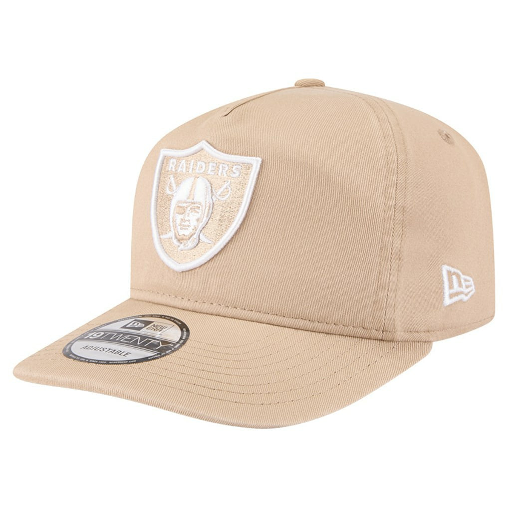 Las Vegas Raiders New Era 19TWENTY Adjustable Hat - Tan discount