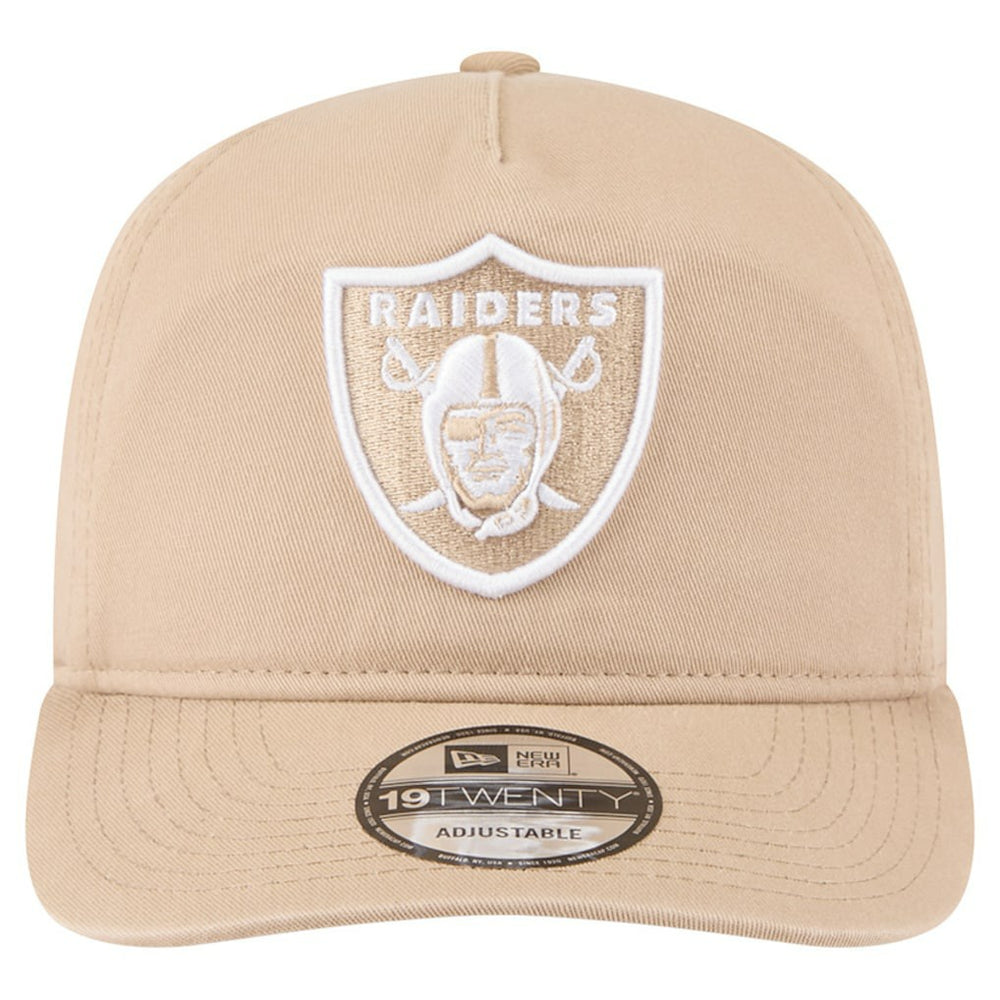 Las Vegas Raiders New Era 19TWENTY Adjustable Hat - Tan discount