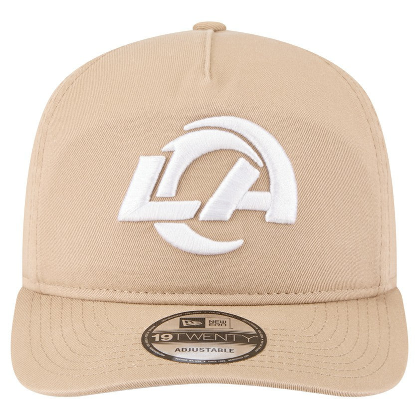 Los Angeles Rams New Era 19TWENTY Adjustable Hat - Tan discount