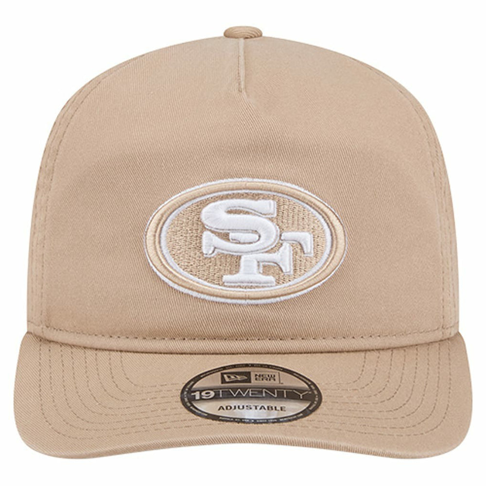 San Francisco 49ers New Era 19TWENTY Adjustable Hat - Tan for sale