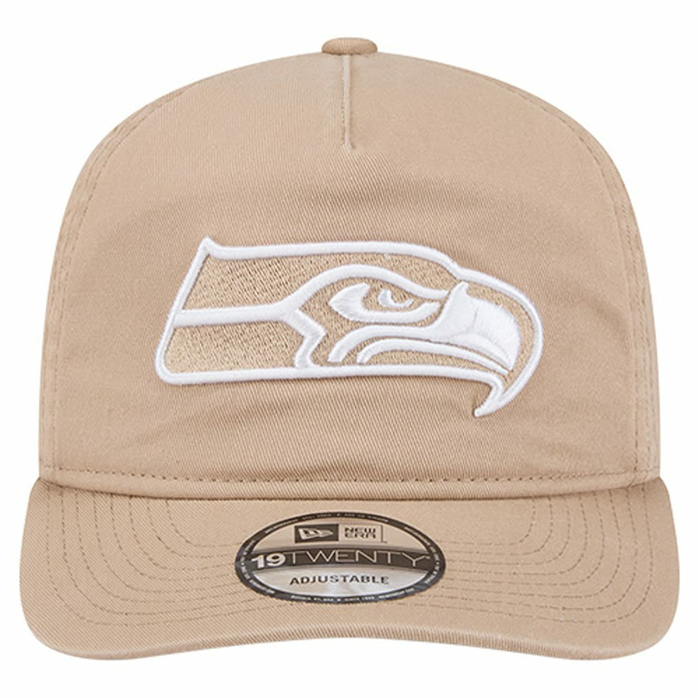 Seattle Seahawks New Era 19TWENTY Adjustable Hat - Tan outlet