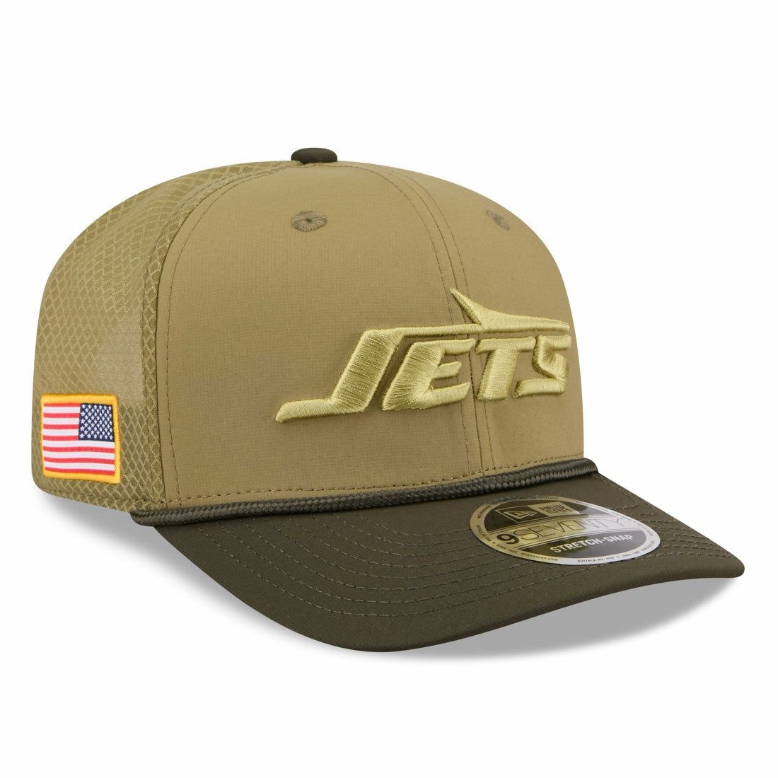 New York Jets New Era 2025 Salute to Service 9SEVENTY Adjustable Hat - Green online