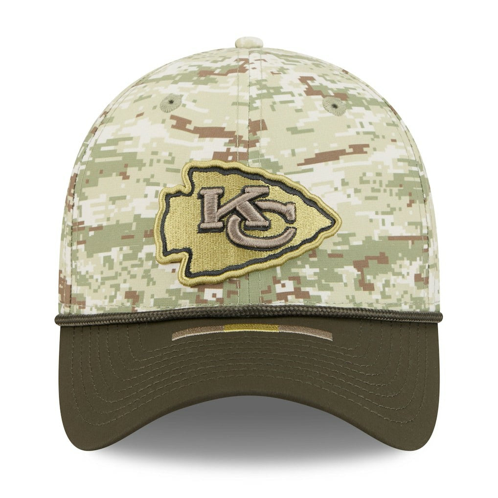 Kansas City Chiefs New Era 2025 Salute to Service 39THIRTY Flex Hat - Camo outlet