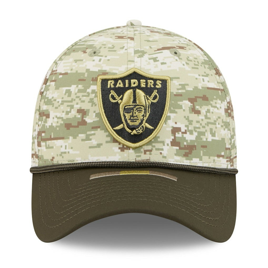 Las Vegas Raiders New Era 2025 Salute to Service 39THIRTY Flex Hat - Camo online