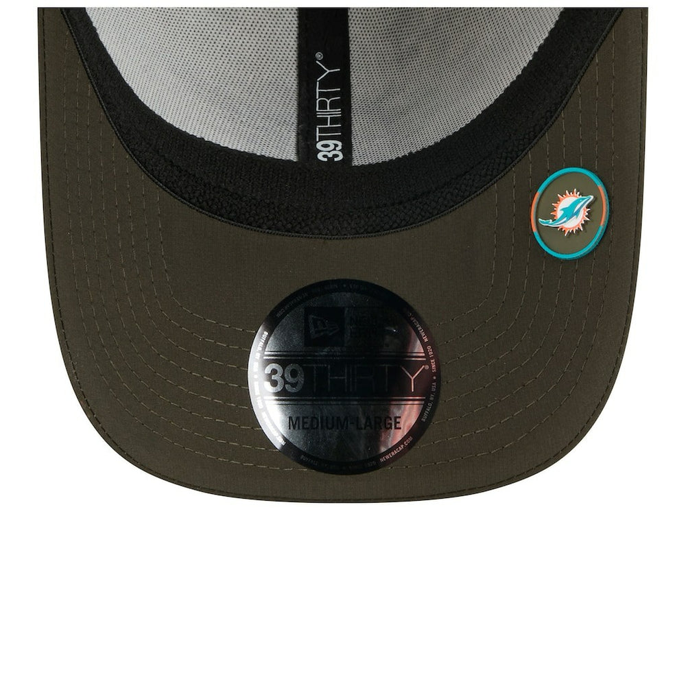 Miami Dolphins New Era 2025 Salute to Service 39THIRTY Flex Hat - Camo online