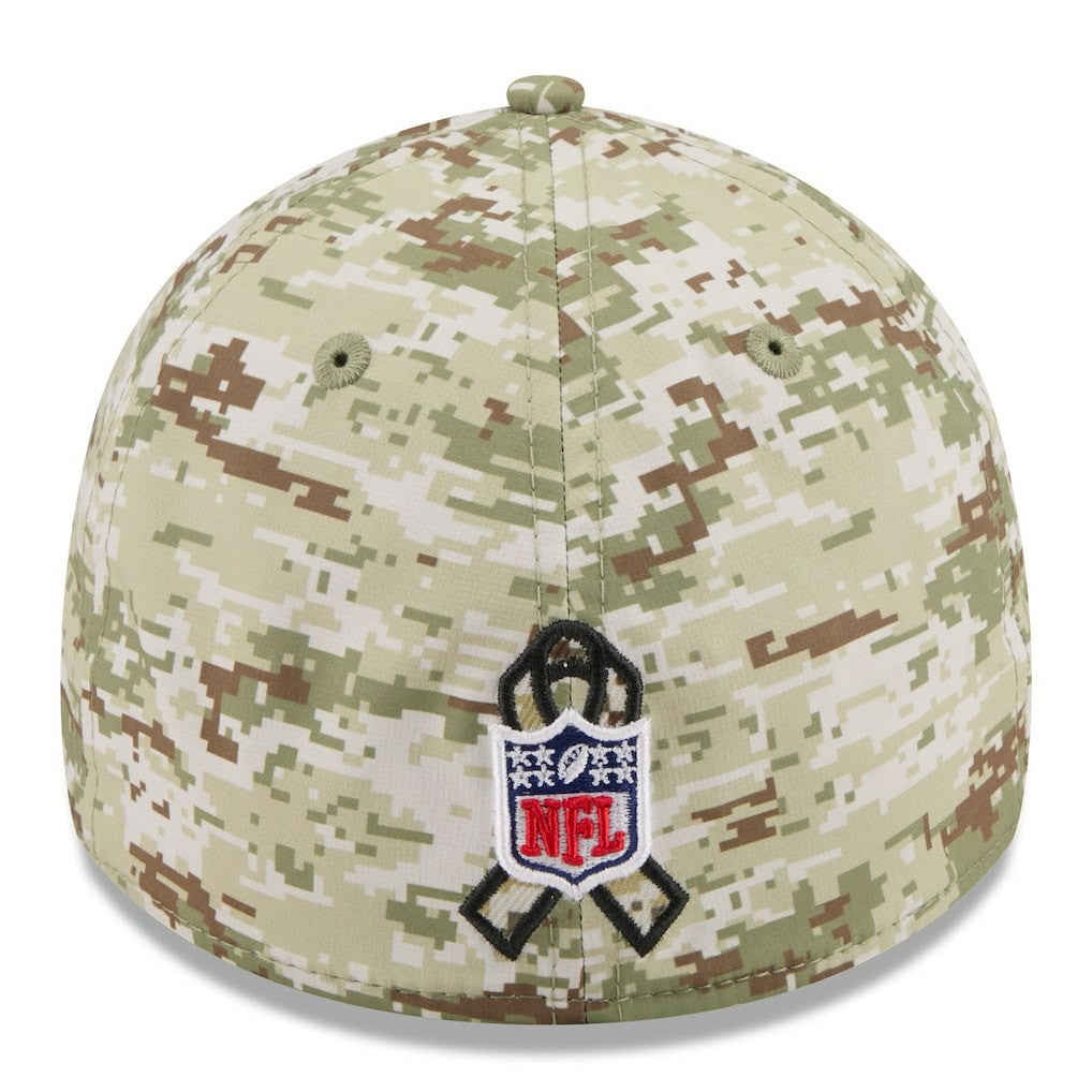 Philadelphia Eagles New Era 2025 Salute to Service 39THIRTY Flex Hat - Camo for sale