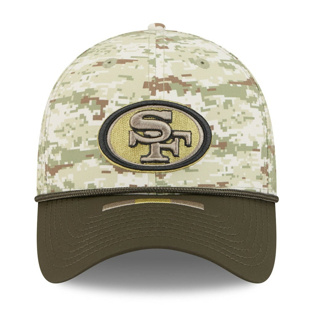 San Francisco 49ers New Era 2025 Salute to Service 39THIRTY Flex Hat - Camo online