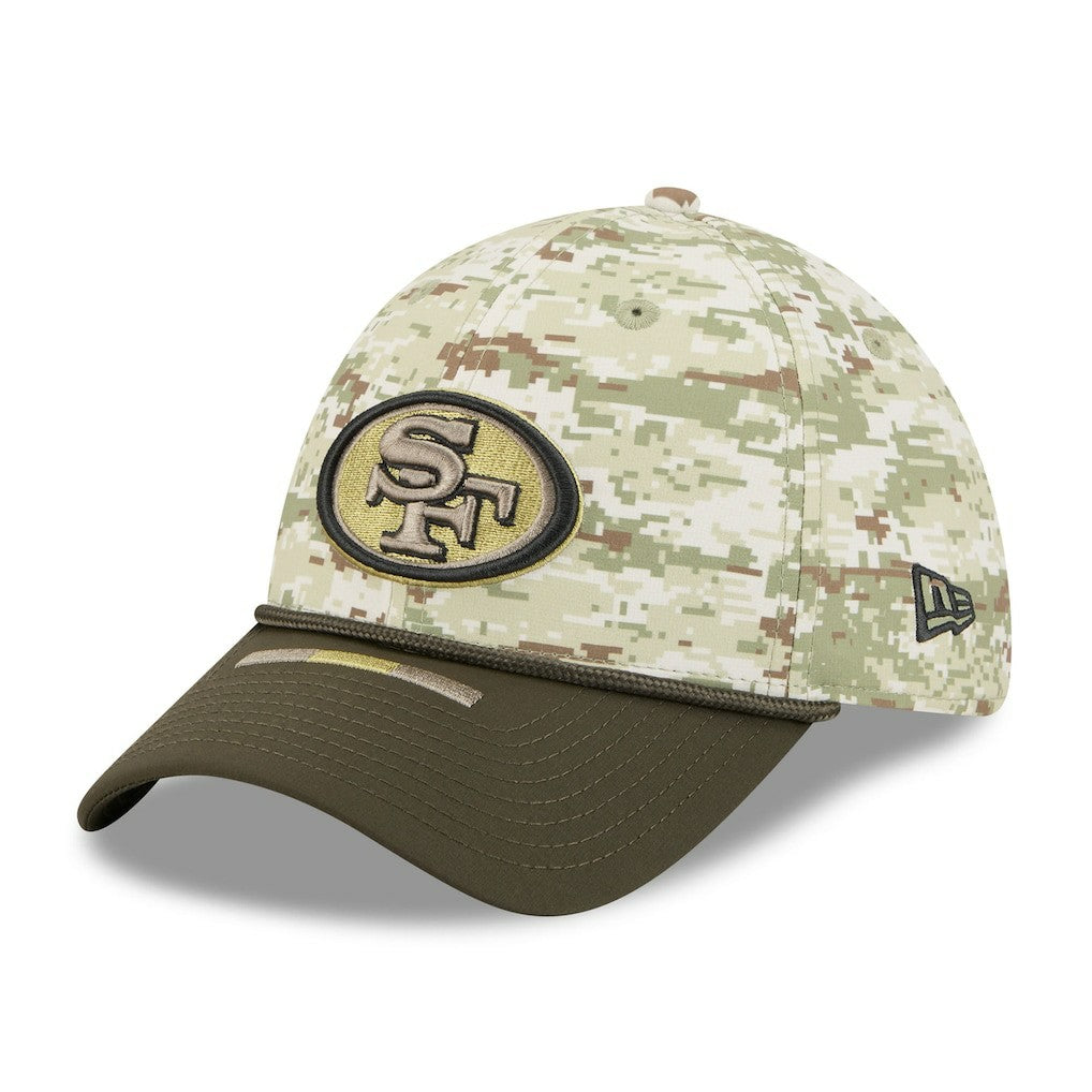 San Francisco 49ers New Era 2025 Salute to Service 39THIRTY Flex Hat - Camo online