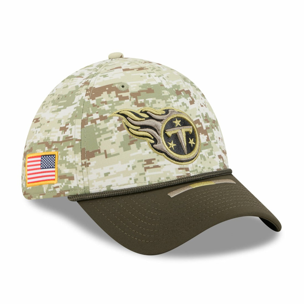 Tennessee Titans New Era 2025 Salute to Service 39THIRTY Flex Hat - Camo outlet