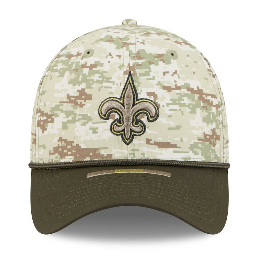 New Orleans Saints New Era 2025 Salute to Service 39THIRTY Flex Hat - Camo for sale