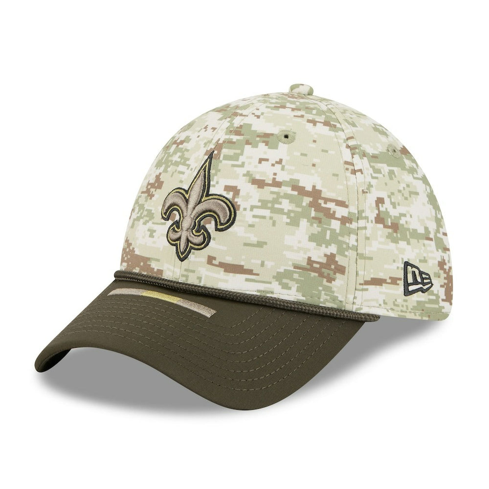 New Orleans Saints New Era 2025 Salute to Service 39THIRTY Flex Hat - Camo for sale