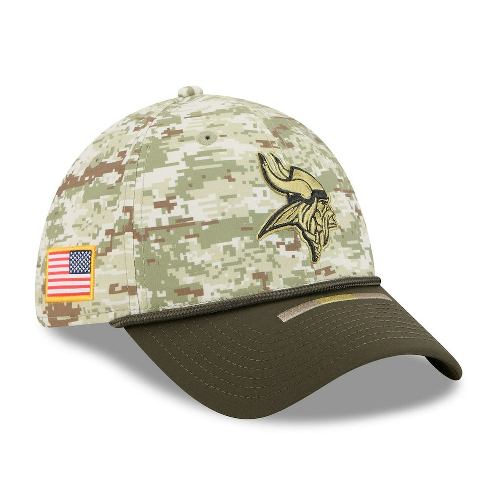 Minnesota Vikings New Era 2025 Salute to Service 39THIRTY Flex Hat - Camo for sale