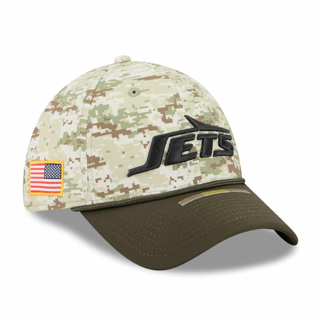 New York Jets New Era 2025 Salute to Service 39THIRTY Flex Hat - Camo online