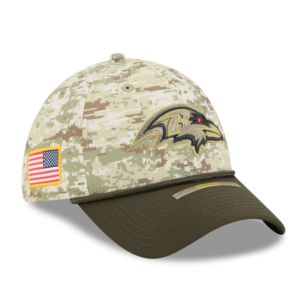 Baltimore Ravens New Era 2025 Salute to Service 39THIRTY Flex Hat - Camo cheap