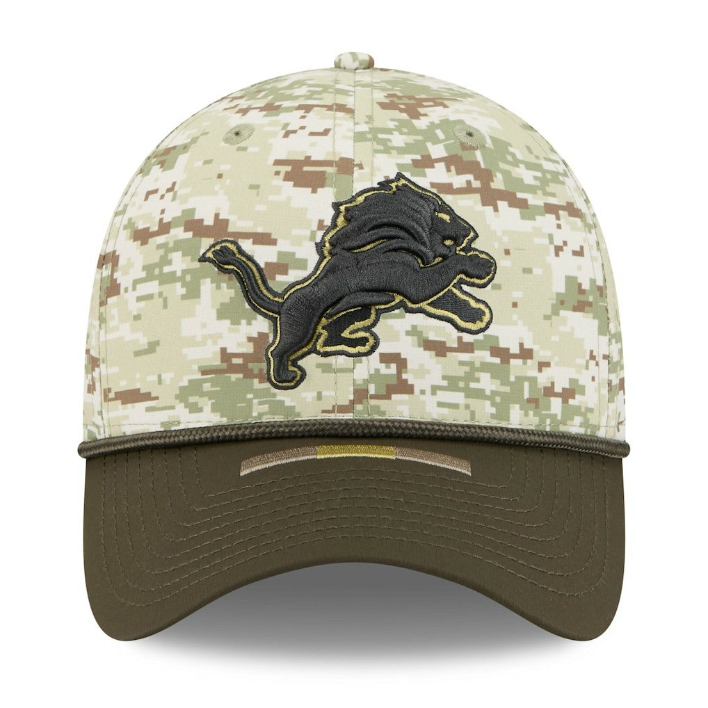 Detroit Lions New Era 2025 Salute to Service 39THIRTY Flex Hat - Camo sale