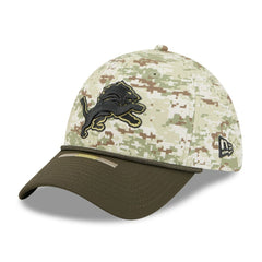 Detroit Lions New Era 2025 Salute to Service 39THIRTY Flex Hat - Camo sale