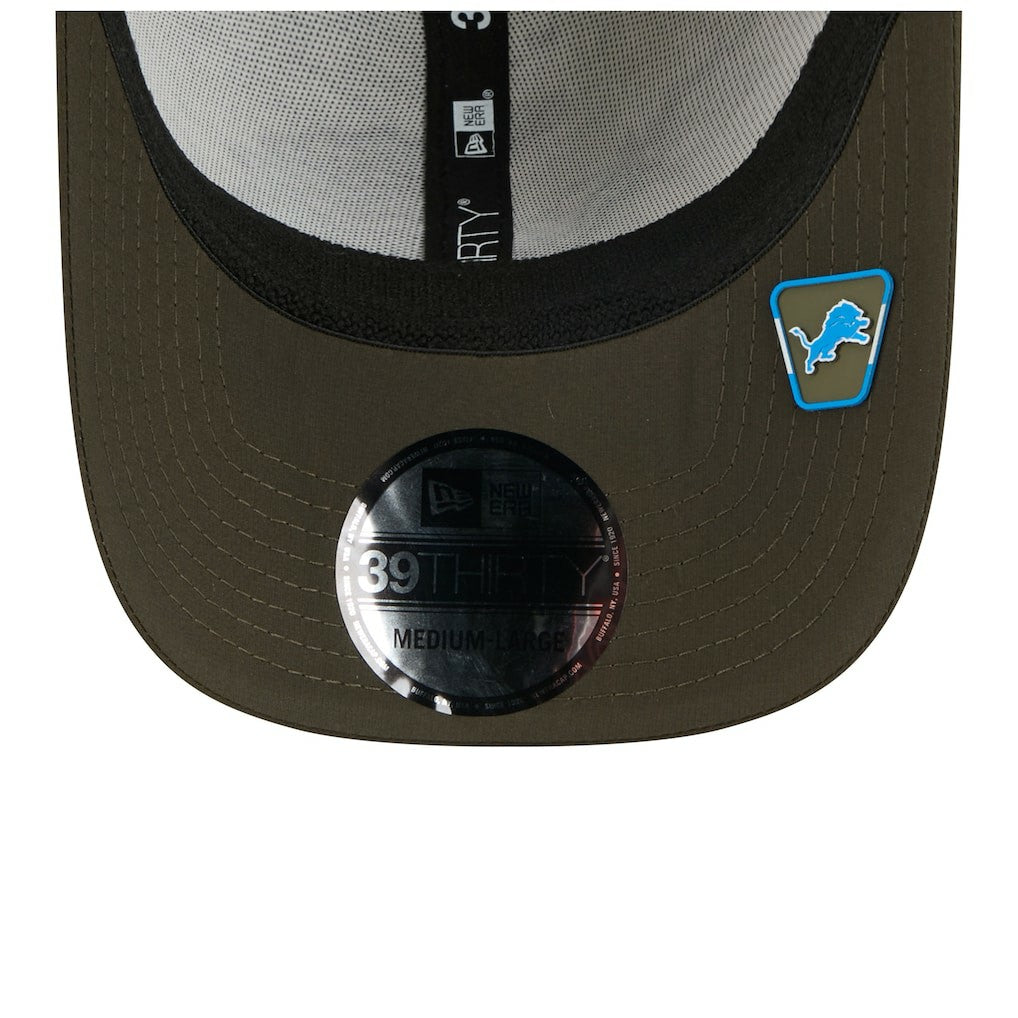 Detroit Lions New Era 2025 Salute to Service 39THIRTY Flex Hat - Camo sale