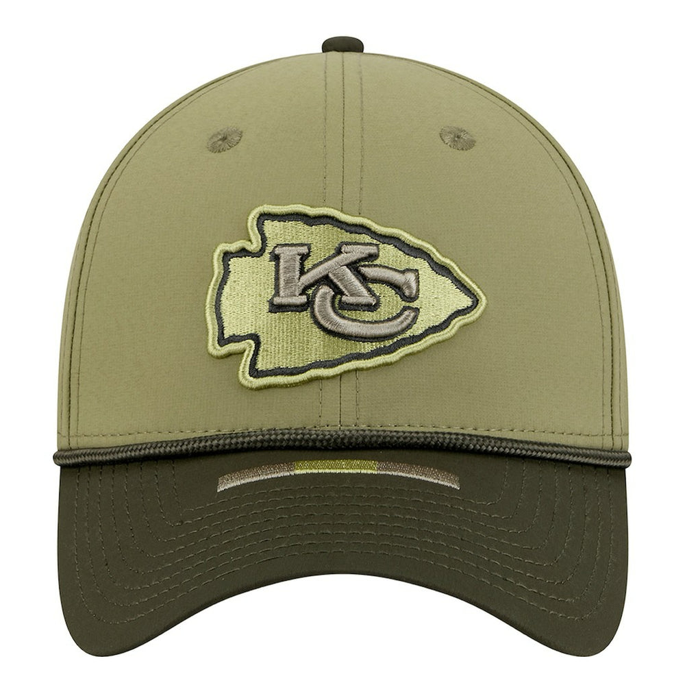 Kansas City Chiefs New Era 2025 Salute to Service 39THIRTY Flex Hat - Green discount