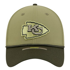 Kansas City Chiefs New Era 2025 Salute to Service 39THIRTY Flex Hat - Green discount