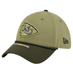 Kansas City Chiefs New Era 2025 Salute to Service 39THIRTY Flex Hat - Green discount