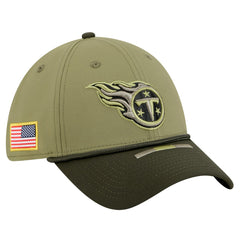 Tennessee Titans New Era 2025 Salute to Service 39THIRTY Flex Hat - Green sale