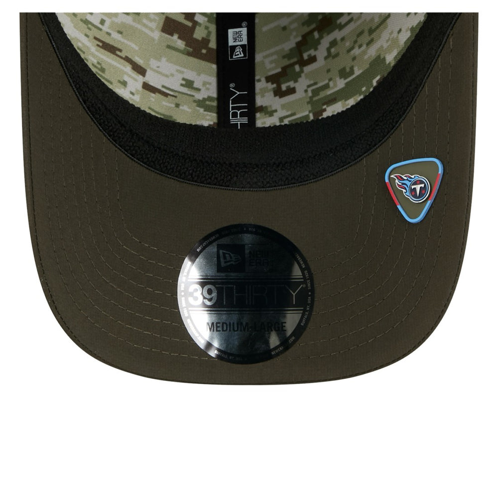 Tennessee Titans New Era 2025 Salute to Service 39THIRTY Flex Hat - Green sale