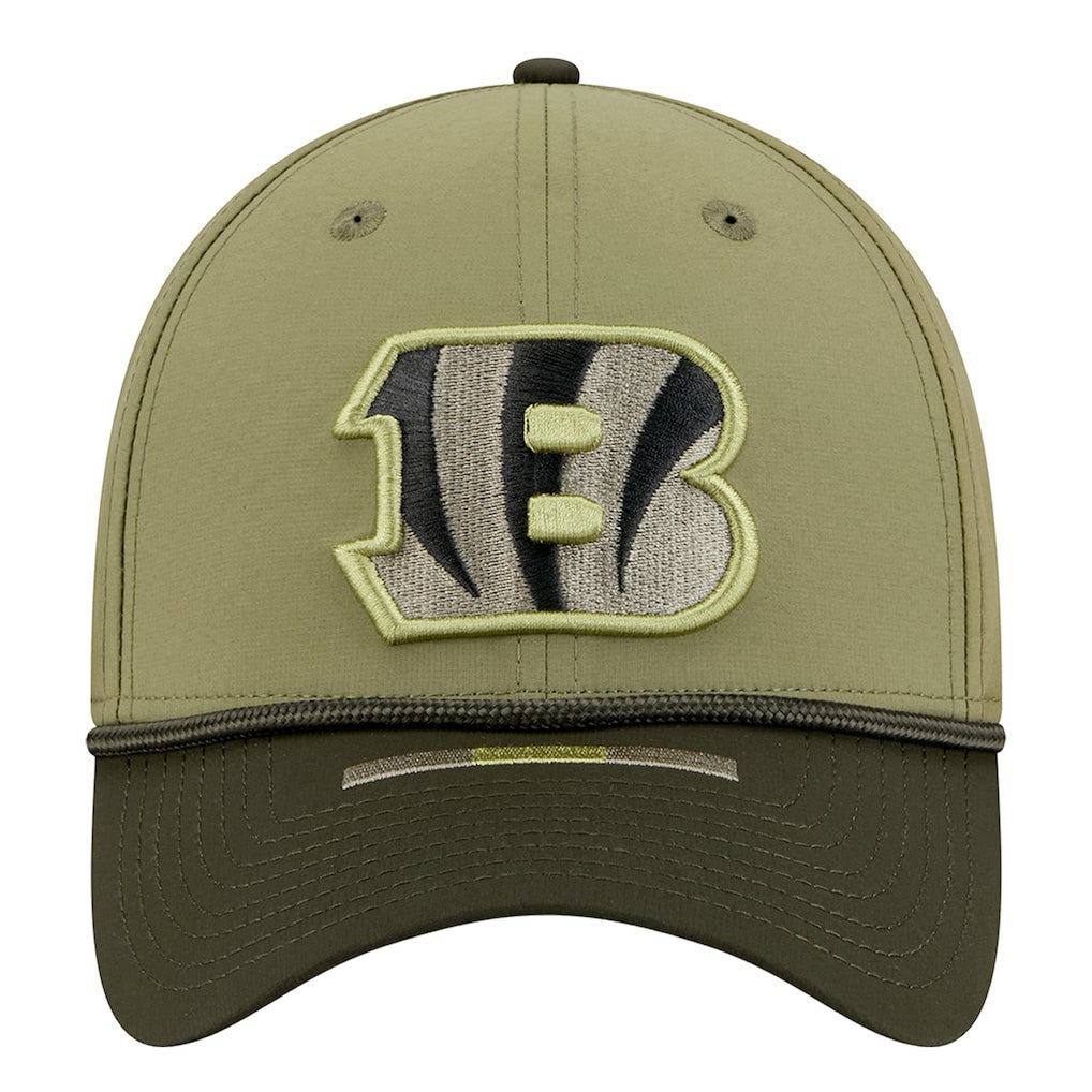Cincinnati Bengals New Era 2025 Salute to Service 39THIRTY Flex Hat - Green for sale