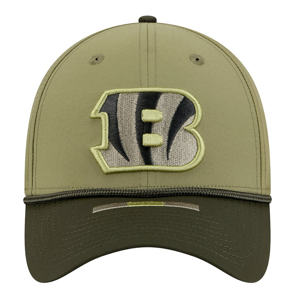 Cincinnati Bengals New Era 2025 Salute to Service 39THIRTY Flex Hat - Green for sale