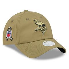 Minnesota Vikings New Era Women's 2025 Salute to Service Pony Tail Adjustable Hat - Green cheap