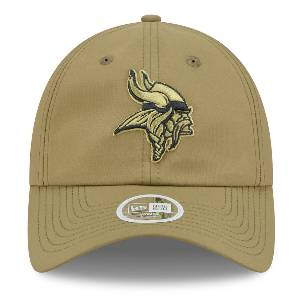 Minnesota Vikings New Era Women's 2025 Salute to Service Pony Tail Adjustable Hat - Green cheap