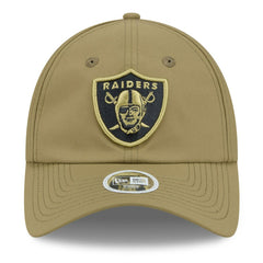 Las Vegas Raiders New Era Women's 2025 Salute to Service Pony Tail Adjustable Hat - Green for sale