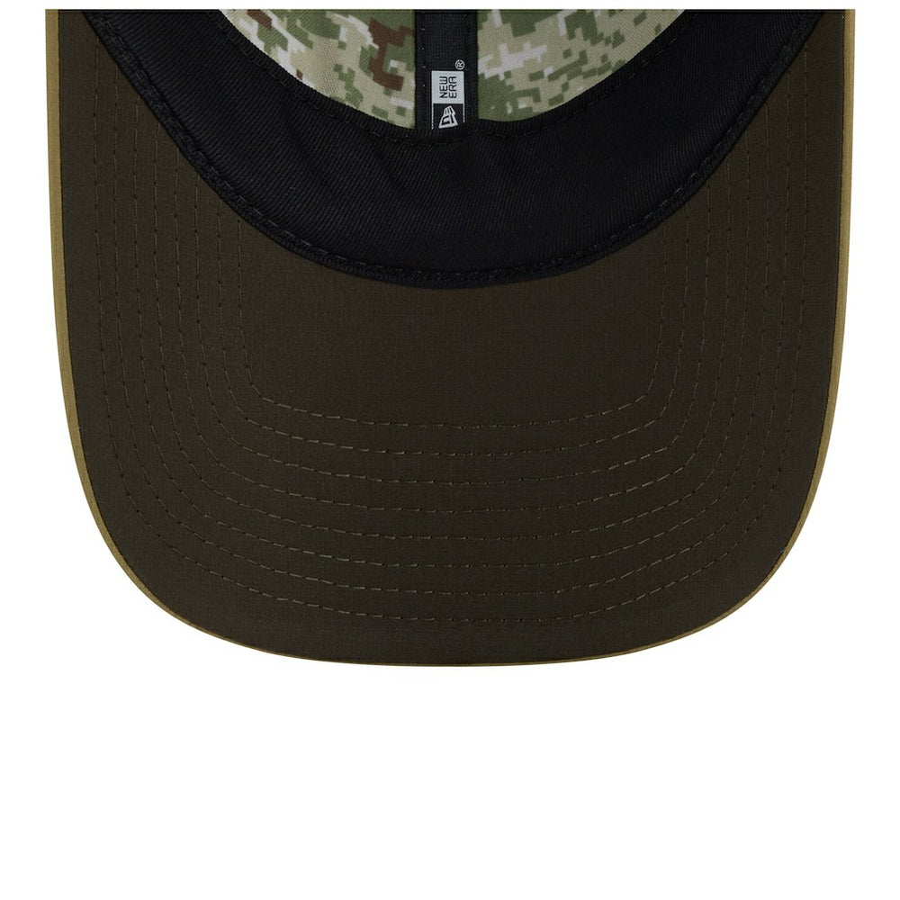 Las Vegas Raiders New Era Women's 2025 Salute to Service Pony Tail Adjustable Hat - Green for sale