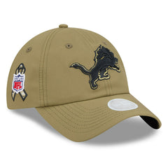 Detroit Lions New Era Women's 2025 Salute to Service Pony Tail Adjustable Hat - Green cheap