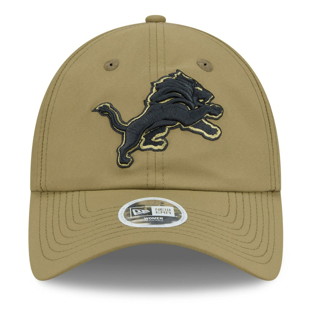 Detroit Lions New Era Women's 2025 Salute to Service Pony Tail Adjustable Hat - Green cheap