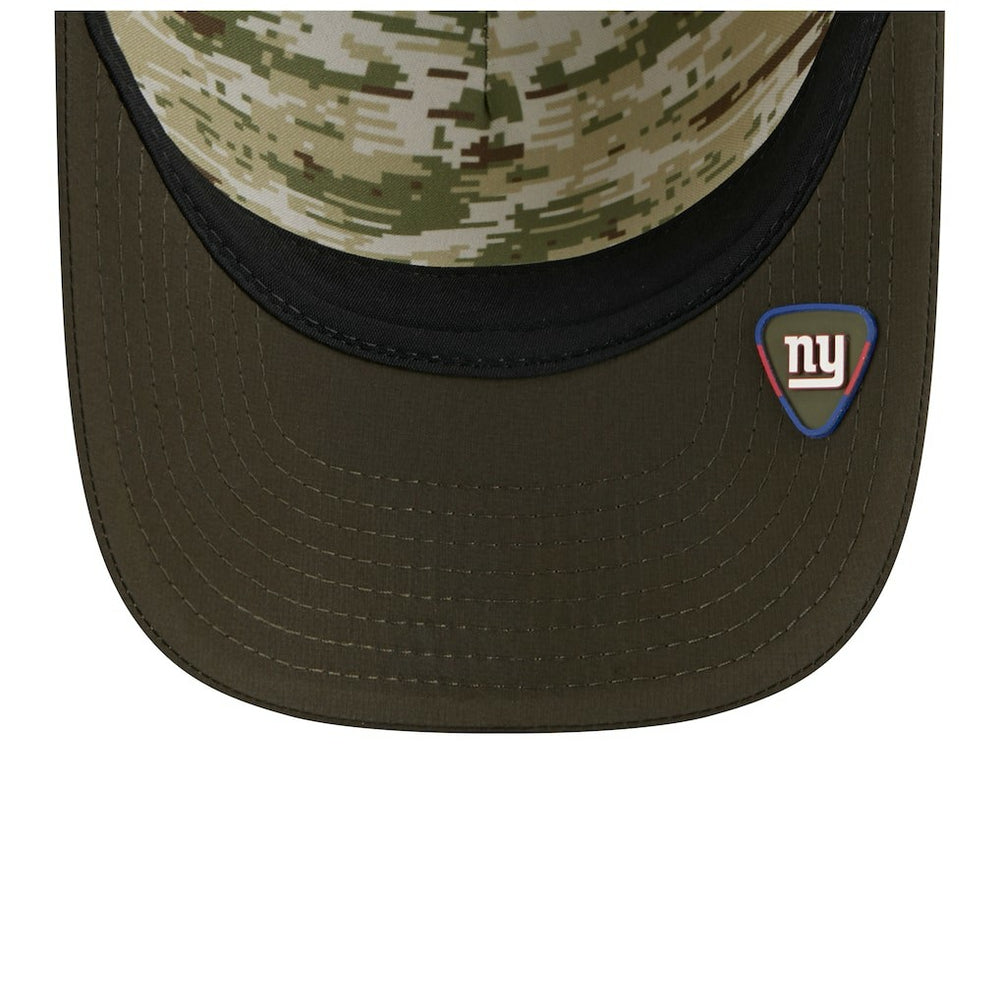 New York Giants New Era Youth 2025 Salute to Service 9FORTY A-Frame Adjustable Hat - Green/Dark Green discount